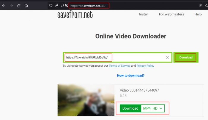 Facebook Download Video SaveFrom Net