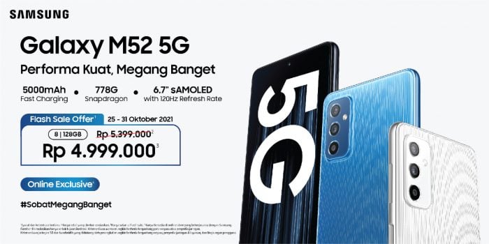 Flash-Sale-Samsung-Galaxy-M52-5G