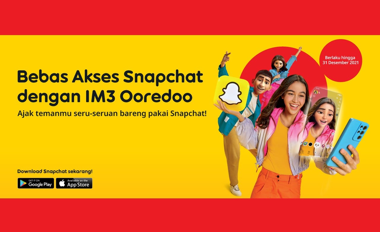 Kuota Indosat Snapchat Gratis
