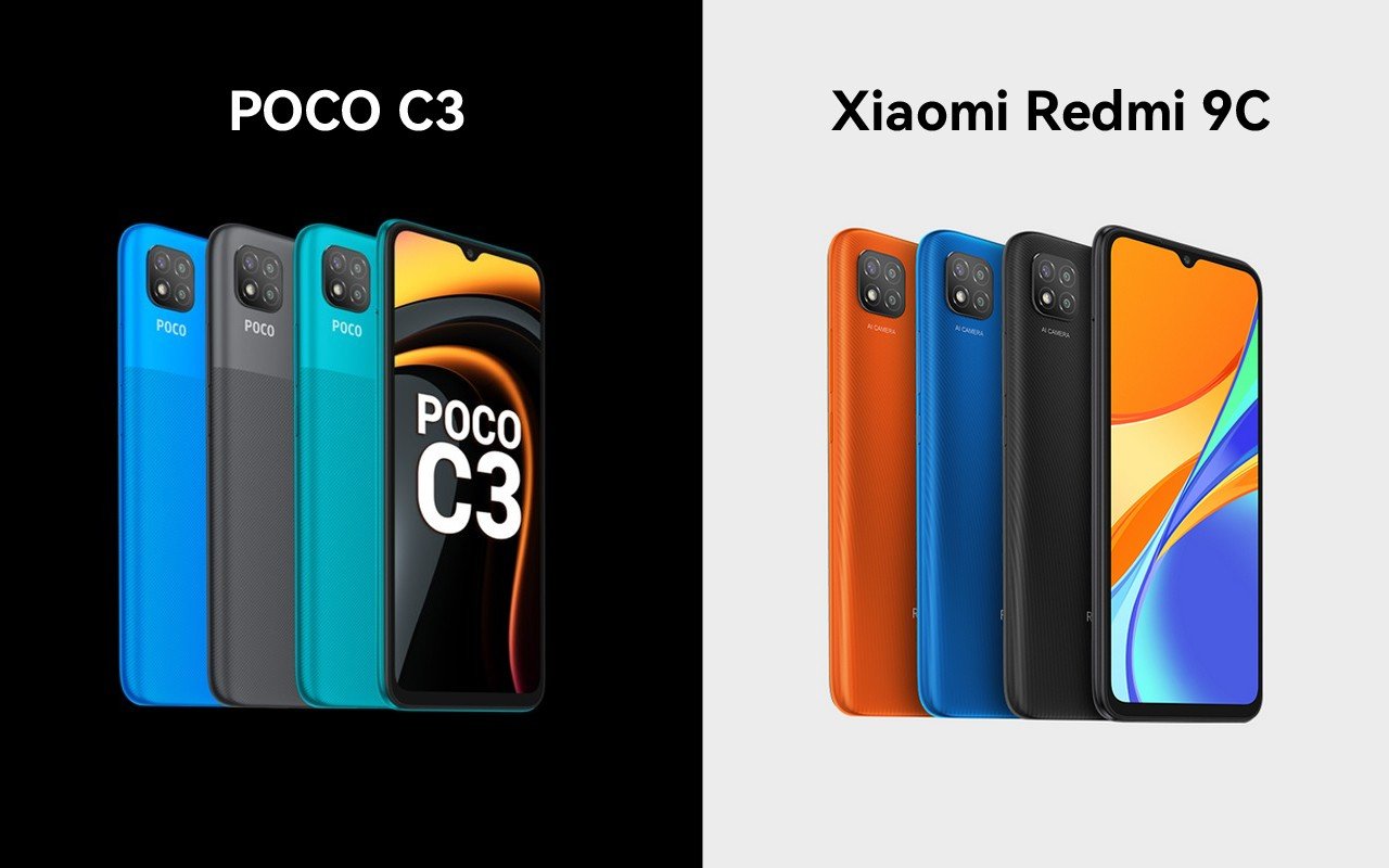 POCO C3 vs Xiaomi Redmi 9C