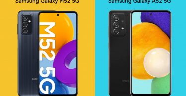 Samsung Galaxy M52 5G vs A52 5G