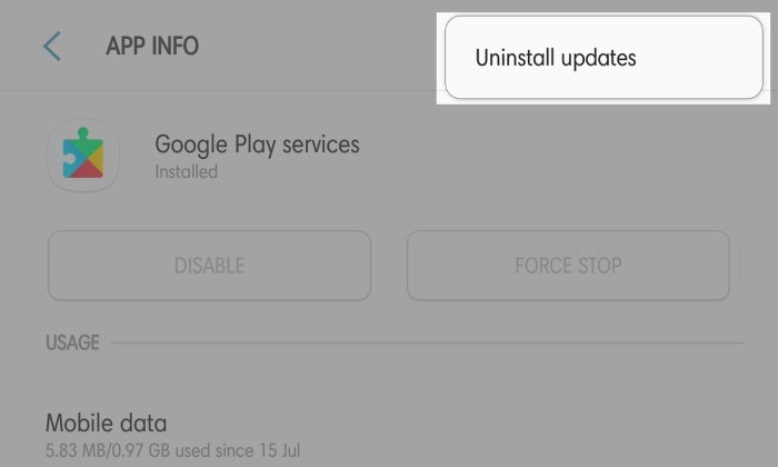 Cara Mengatasi Layanan Google Play Terus Berhenti - 7