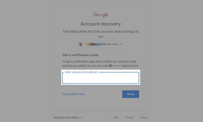 Lupa Kata Sandi Gmail - 8