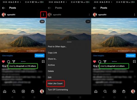 Cara Menyembunyikan Like Di Instagram Untuk Post Sendiri Dan Orang Lain