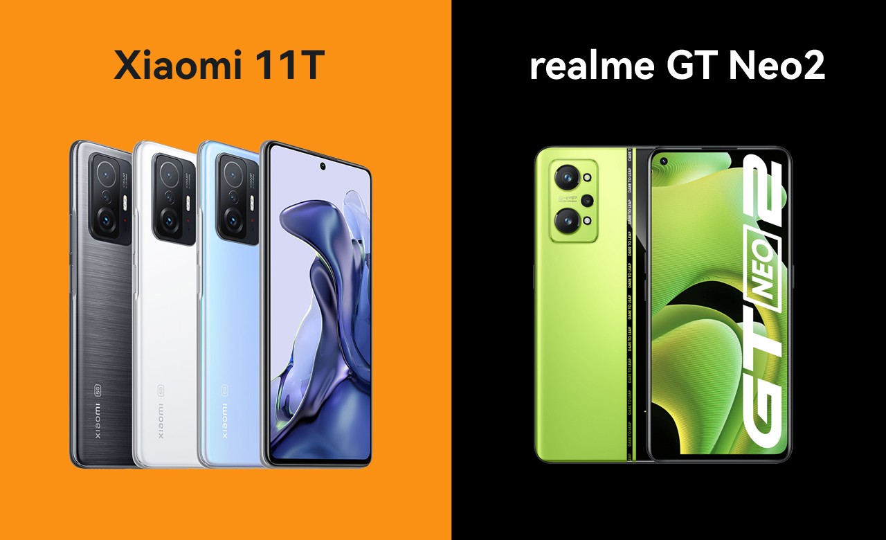 Xiaomi 11T vs realme GT Neo2