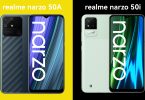 realme narzo 50A vs narzo 50i