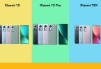 Xiaomi 12 vs 12 Pro vs 12X