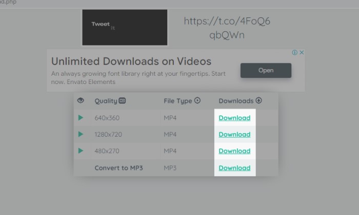 How to download Twitter videos - 9