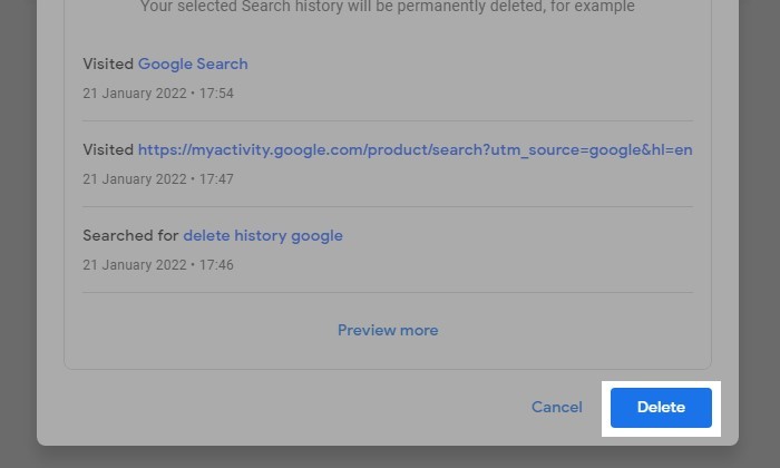 Cara Menghapus History Google 13