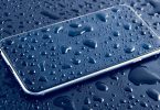 Handphone with water