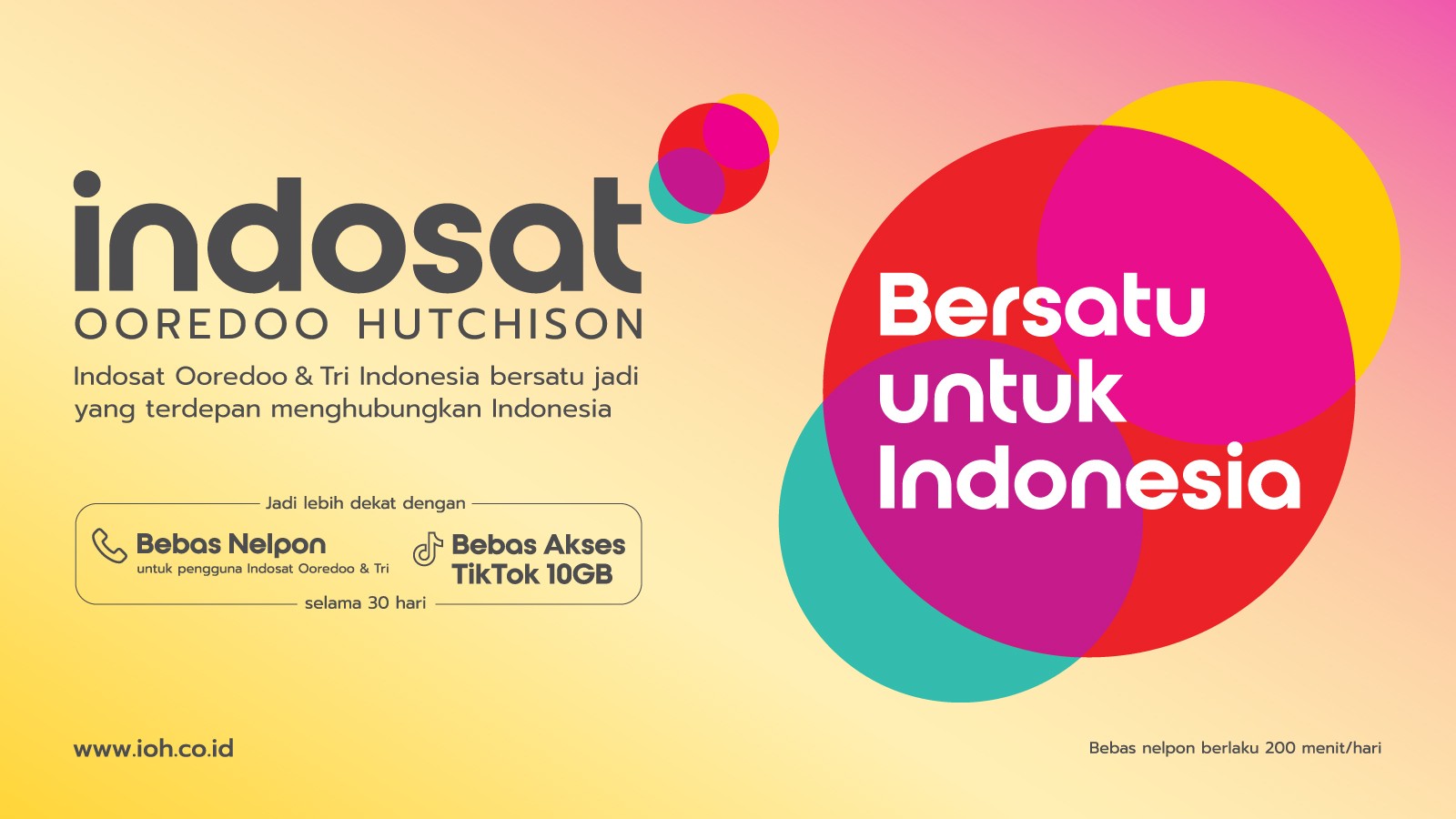 Paket - TikTok - Indosat - Ooredoo - Hutchinson