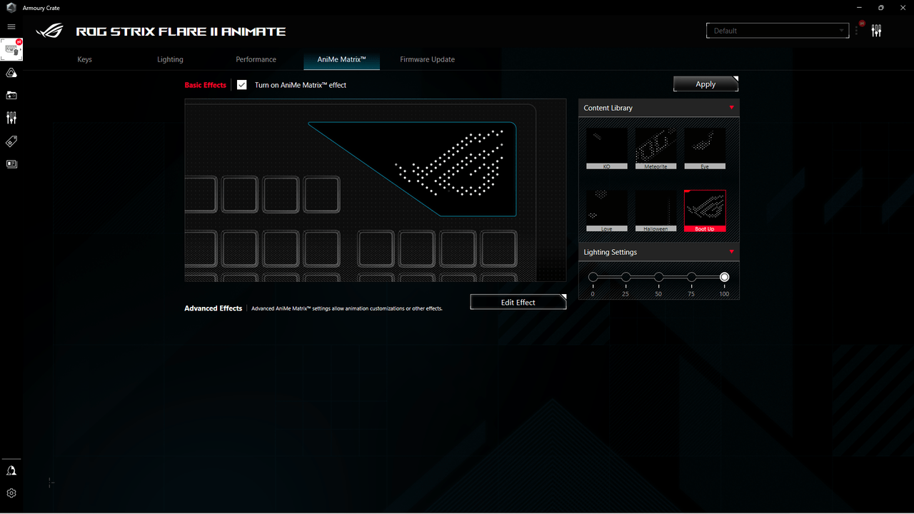 Rog flare ii animate. ASUS ROG Strix Flare II animate.