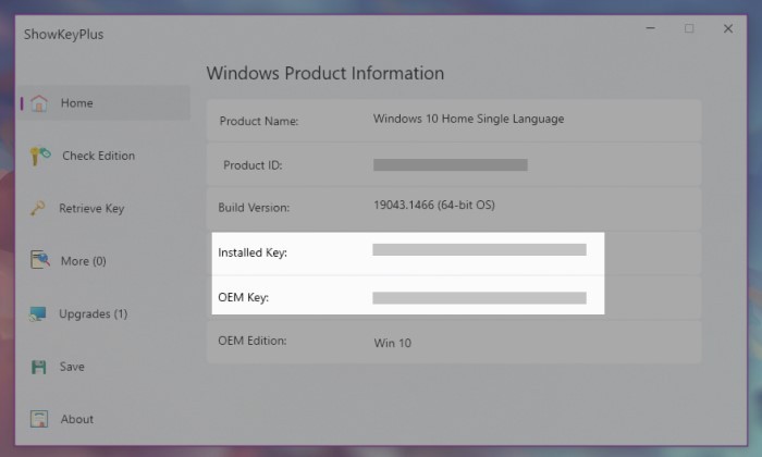 Cara Download Product Key Windows - 8