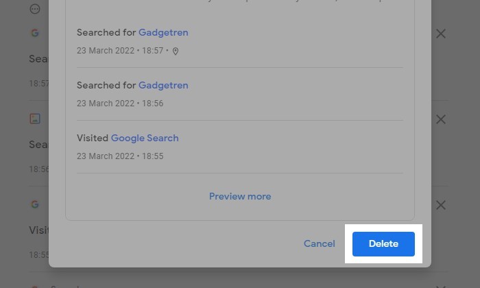 Cara Menghapus Pencarian Google - 18