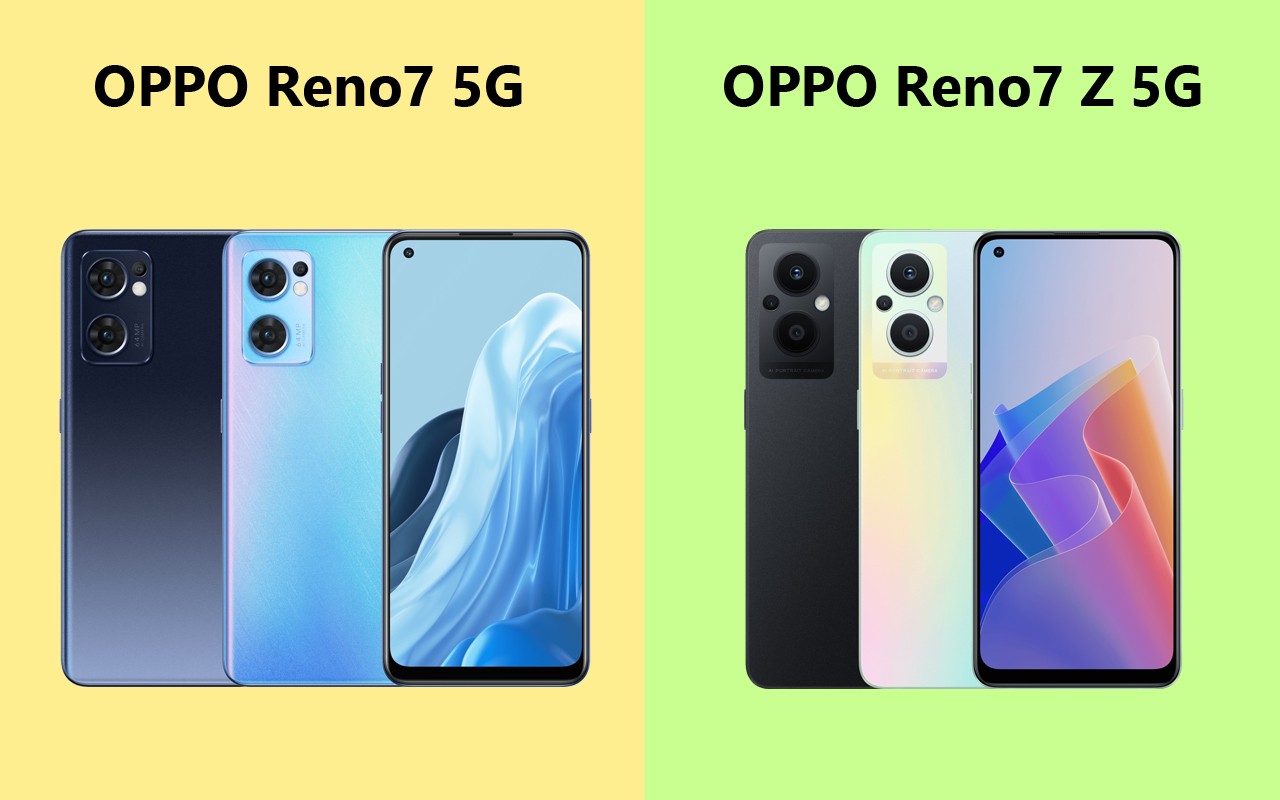 OPPO Reno7 5G vs Reno7 Z 5G