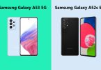 Samsung Galaxy A53 5G vs Galaxy A52s 5G