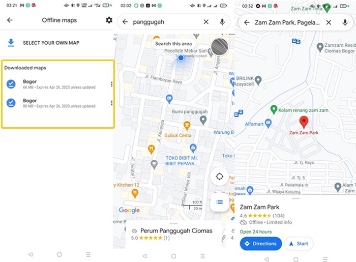 Google Maps Offline Part 2