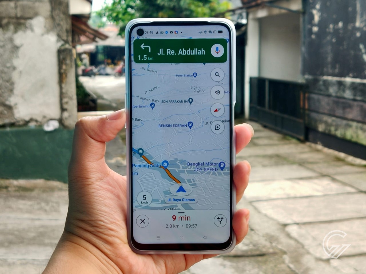 OPPO A96 Maps Driving Mode