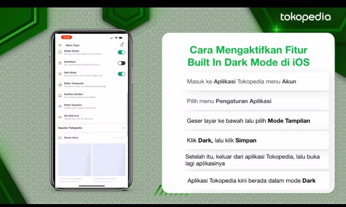 Cara-Aktifkan-iOS-Dark-Mode-Tokopedia