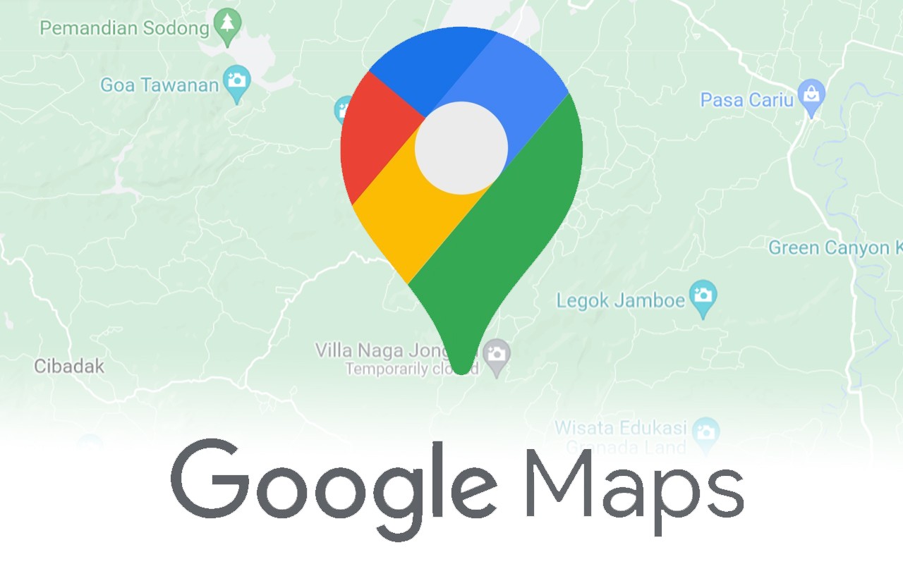 Cara Scan QR Code Google Maps Header