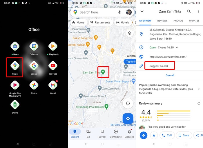 Hapus Lokasi Google Maps Apps - 1