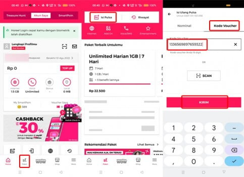 Cara Memasukkan Voucher Smartfren Untuk Mengisi Pulsa Dan Paket Data ...