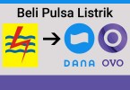 Beli Pulsa Listrik di DANA dan OVO