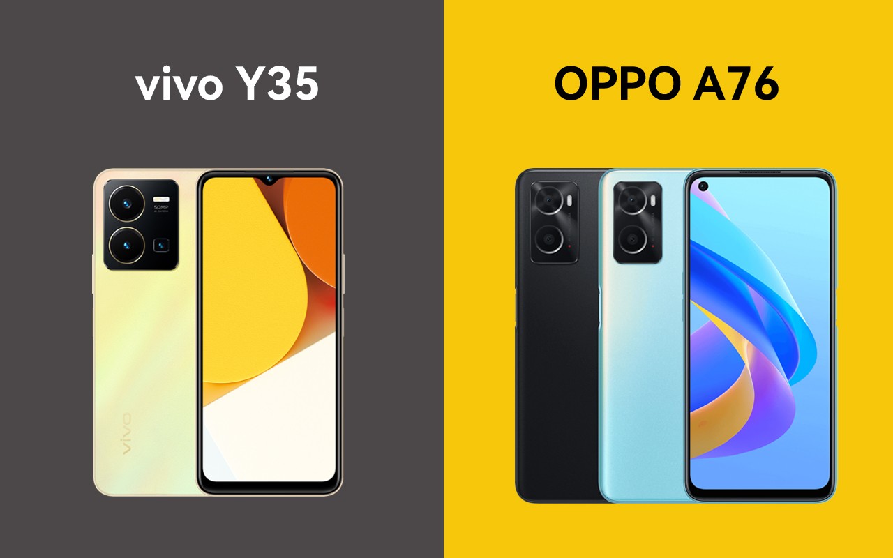 vivo Y35 vs OPPO A76 Header