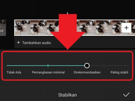 Cara Menstabilkan Video di CapCut Langsung dari Handphone