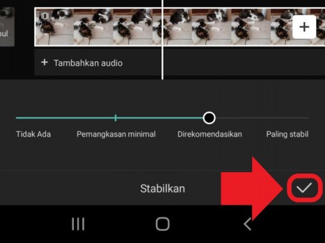 Cara Menstabilkan Video di CapCut Langsung dari Handphone