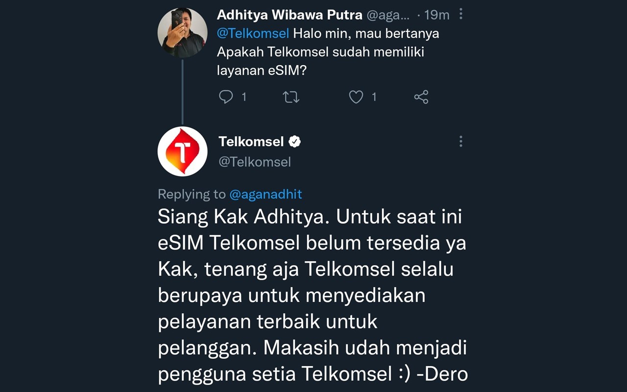 Apakah ESIM Telkomsel Sudah Dapat Dibeli Di Indonesia? Ini Jawabannya