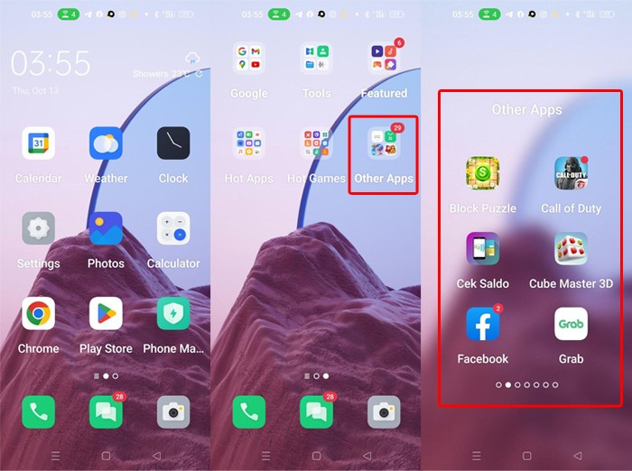 OPPO Reno8 - Simple Mode - Other Apps