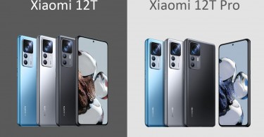 Xiaomi 12T vs 12T Pro