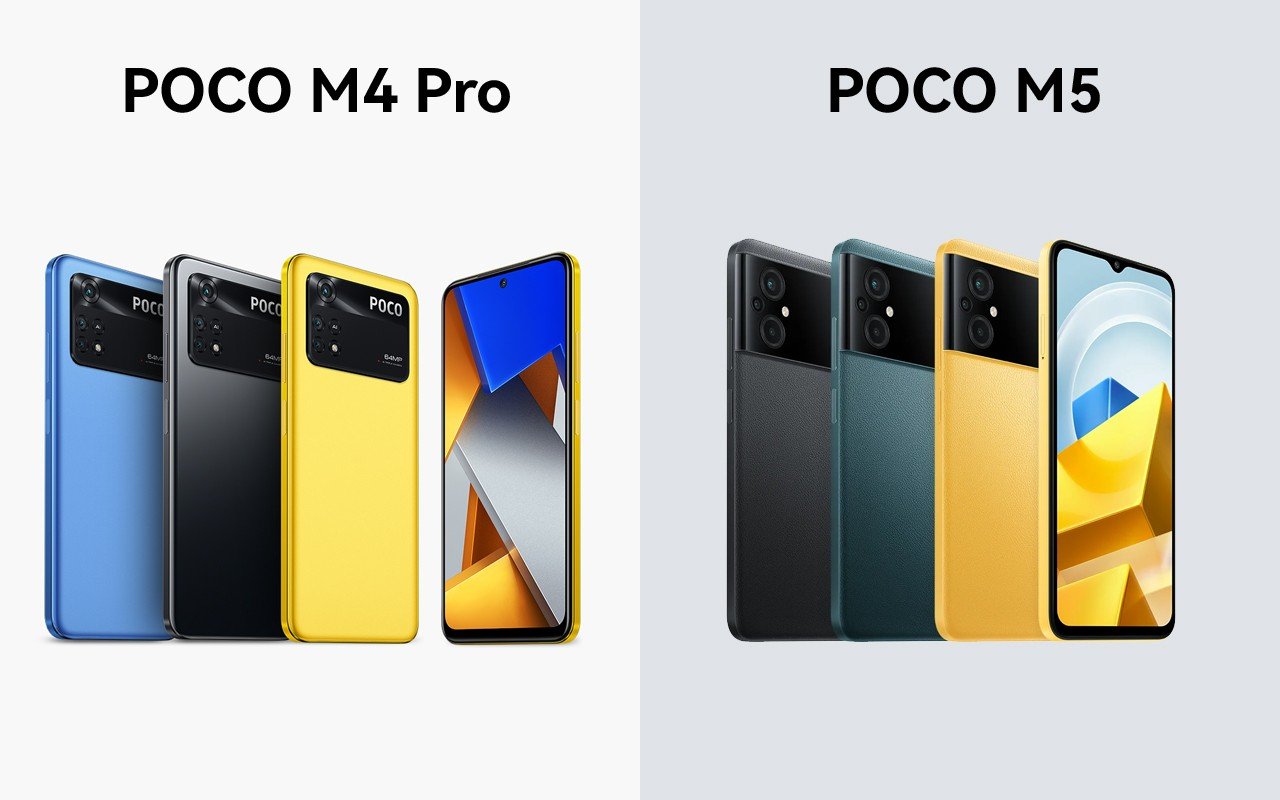 Perbandingan POCO M4 Pro dan POCO M5 Header