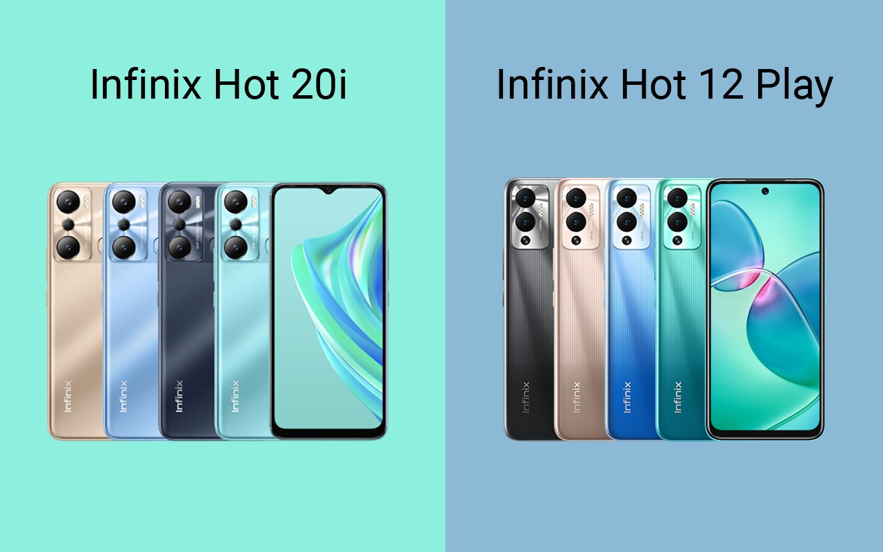 Infinix Hot 20i vs Infinix Hot 12 Play Header