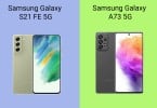 Samsung Galaxy S21 FE 5G vs Galaxy A73 5G