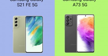 Samsung Galaxy S21 FE 5G vs Galaxy A73 5G