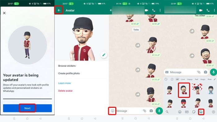WhatsApp - Stiker Avatar - 3 fixit