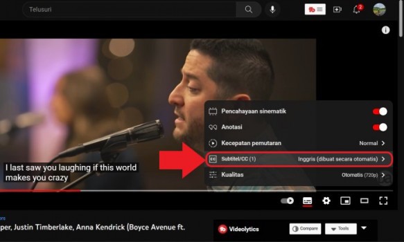 Cara Mengubah Subtitle Video YouTube Menjadi Bahasa Indonesia
