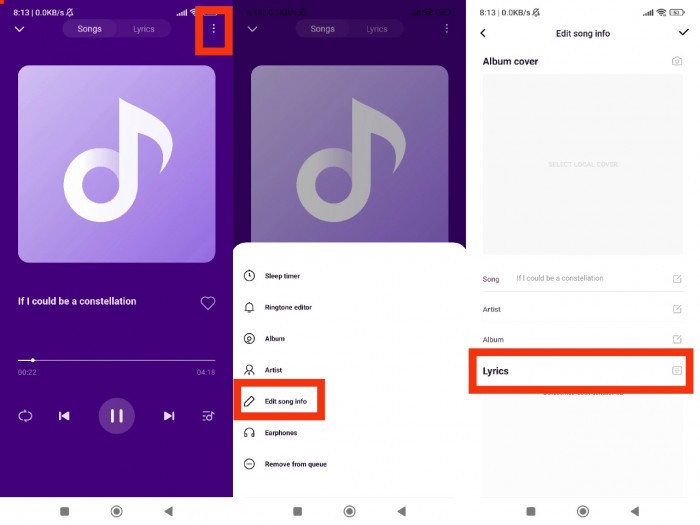 Cara Menambah Lirik Musik Xiaomi