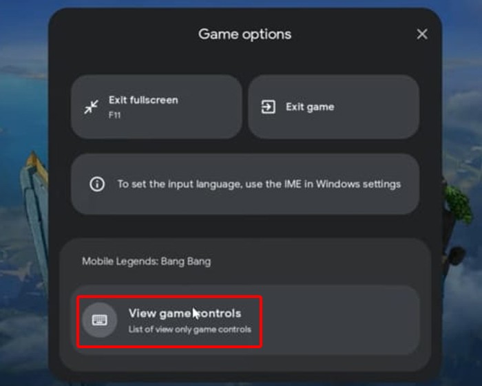 Mobile Legends di PC - Google Play Games - view game controls