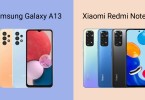 Samsung Galaxy A13 vs Xiaomi Redmi Note 11