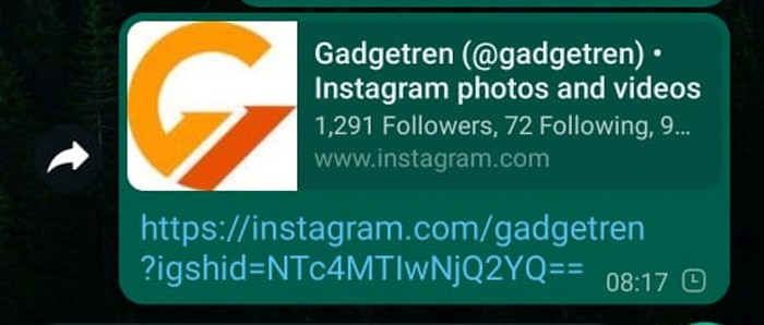 Instagram - Share Link Akun - 3
