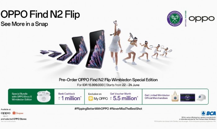OPPO-Find-N2-Flip-WImbeldon