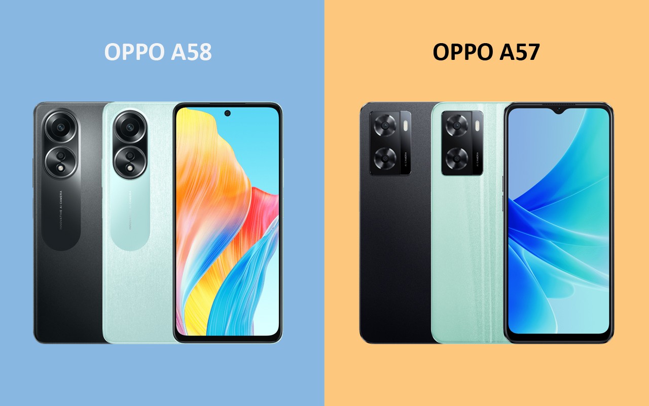 OPPO A58 vs OPPO A57