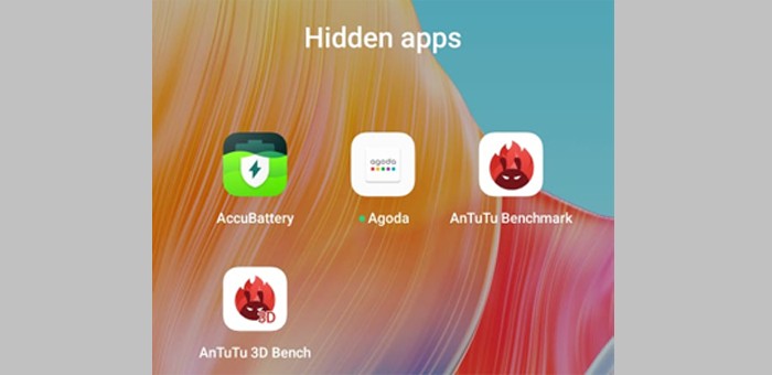 OPPO A78 - Hide Apps - Folder