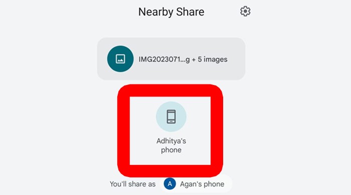 OPPO A78 - Nearby Share - 8