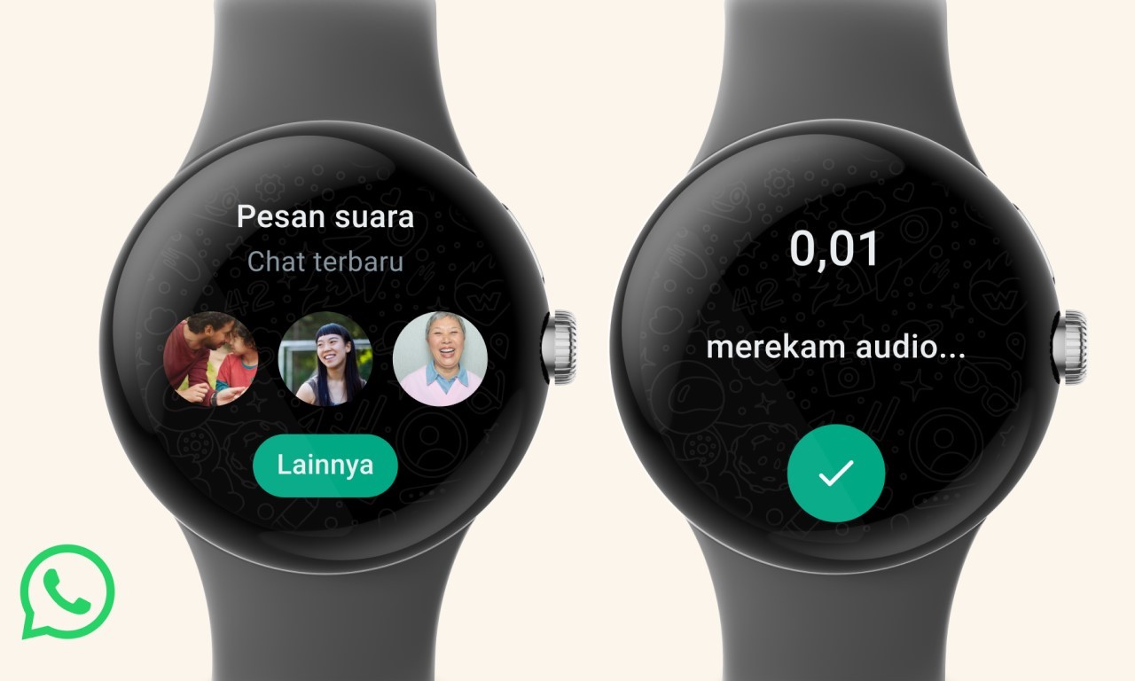 Aplikasi WhatsApp Kini Tersedia di Smartwatch dengan Wear OS 3 ke Atas
