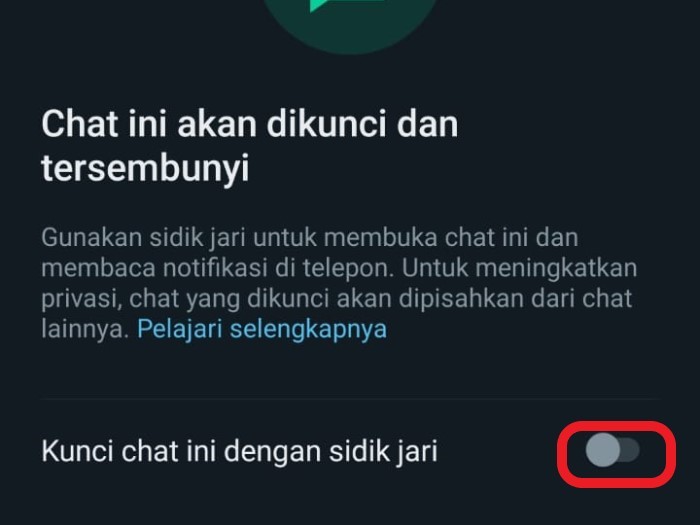  menyalakan-fitur-kunci-chat.