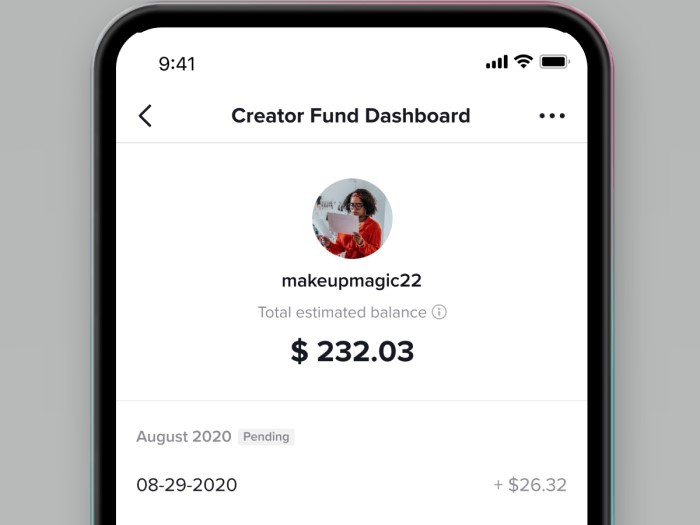 TikTok-Creator-Fund-Dasbor